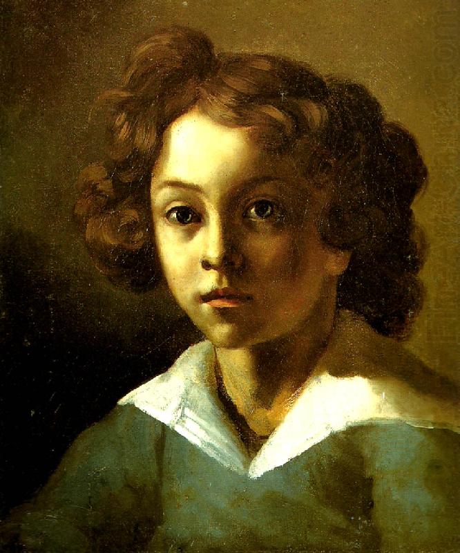 Theodore   Gericault jeune garcon china oil painting image